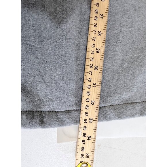 Woolrich Pullover 1/4 Zip Sweatshirt Mens XXL Grey Elbow Patches - Picture 10 of 14